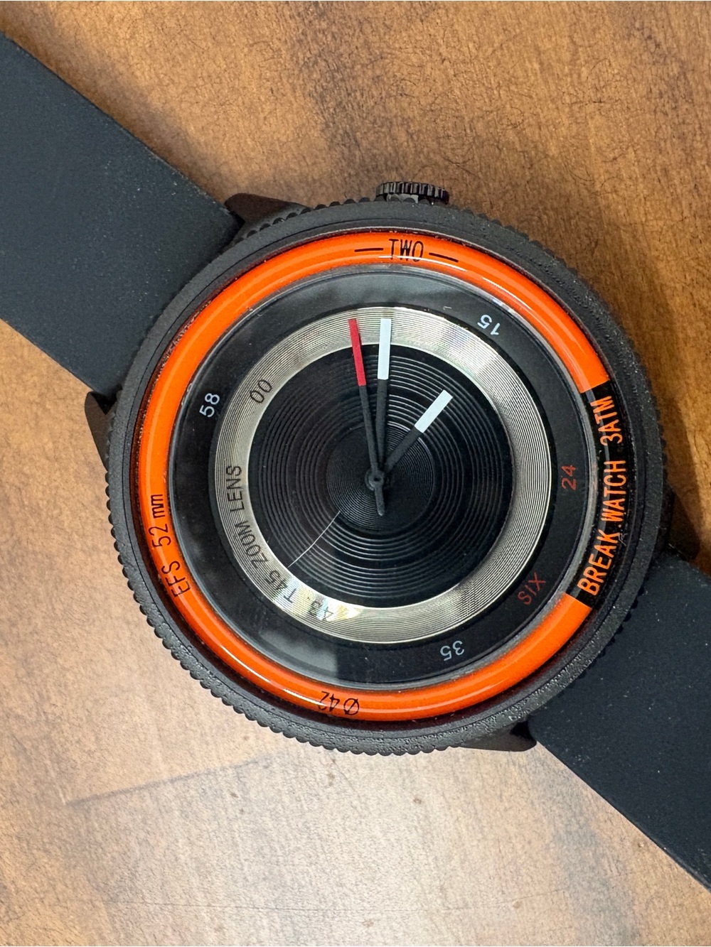 Break Watch Orange and Black Men's Watch